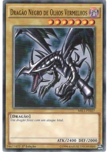 Dragão Negro de Olhos Vermelhos