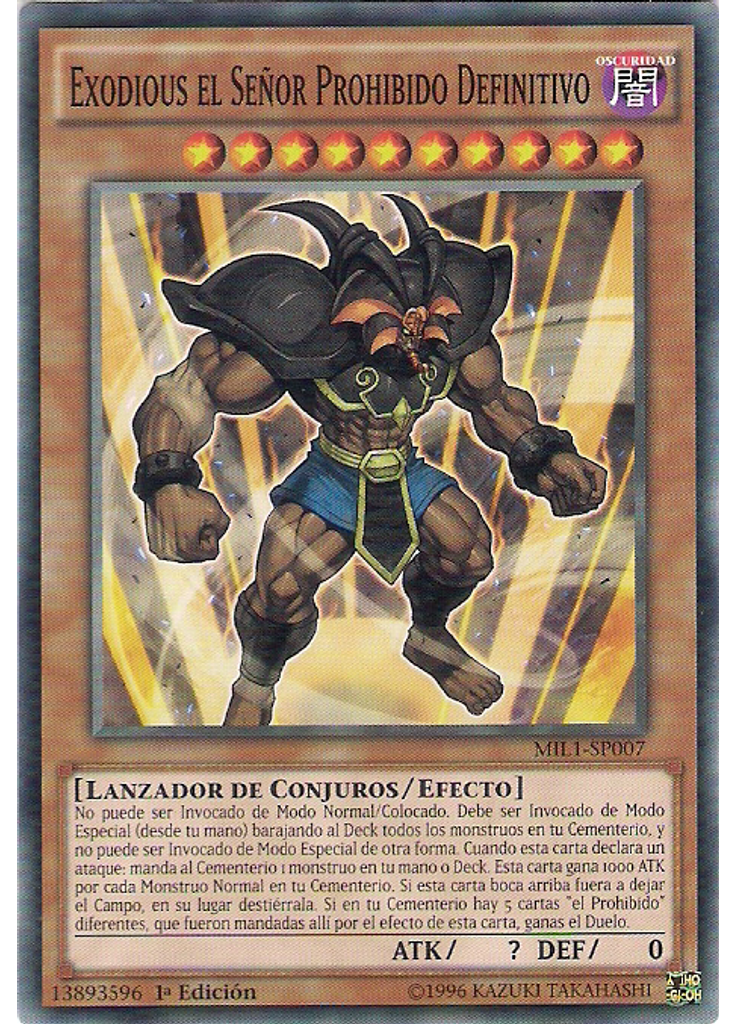 Exodious el Señor Prohibido Definitivo