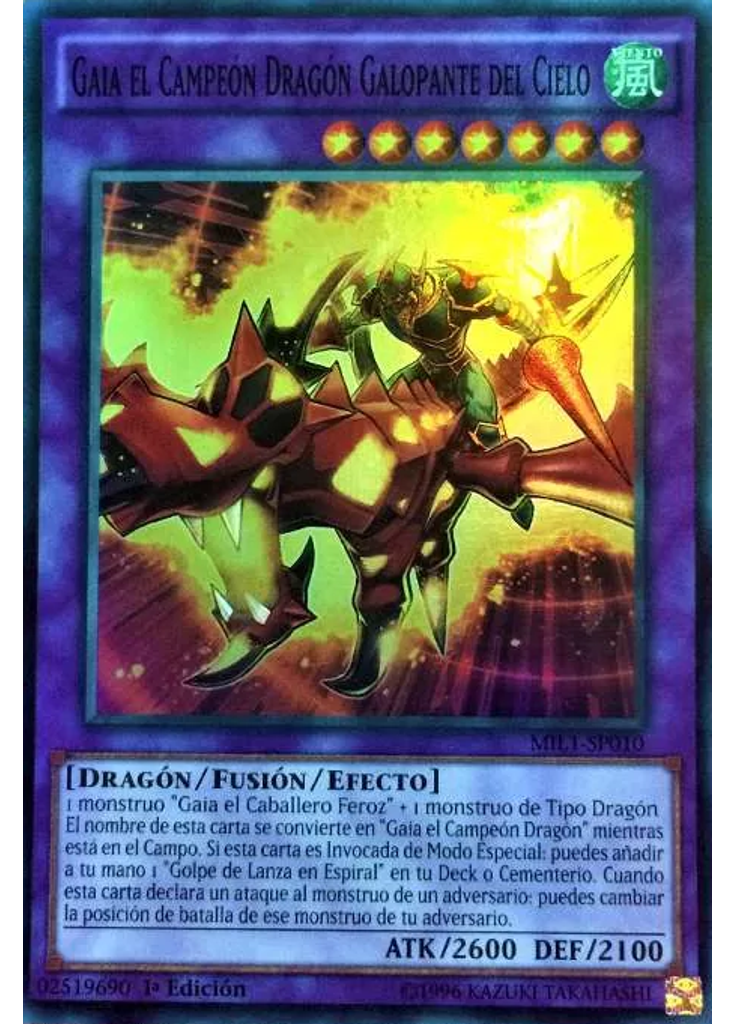 Gaia el Campeón Dragón Galopante del Cielo