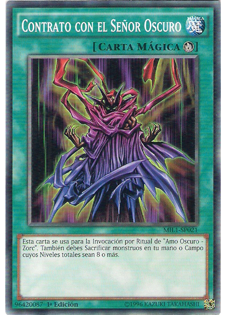 Contrato con el Señor Oscuro