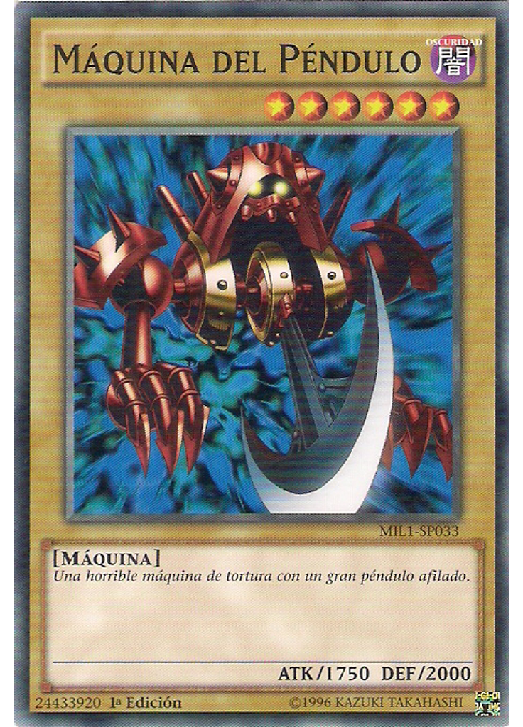Máquina del Péndulo