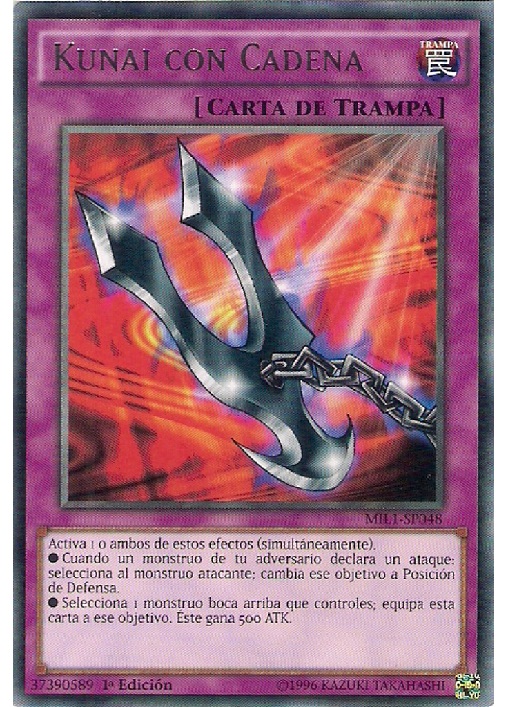 Kunai con Cadena