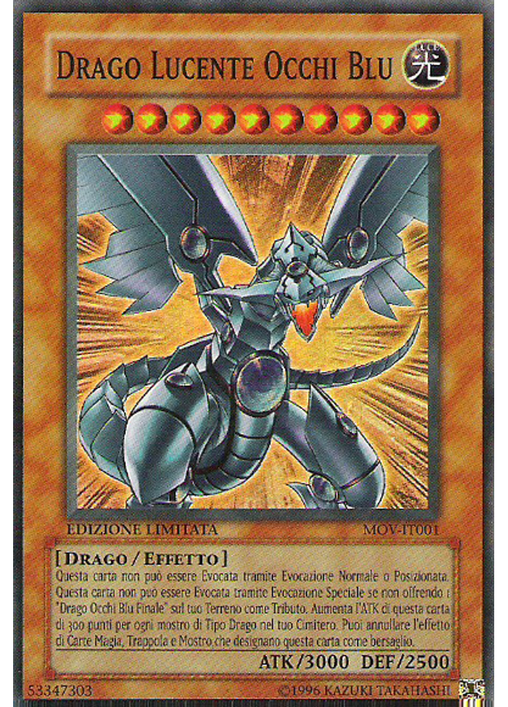Drago Lucente Occhi Blu