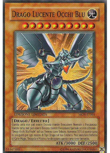 Drago Lucente Occhi Blu