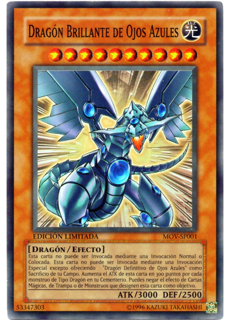 Dragón Brillante de Ojos Azules