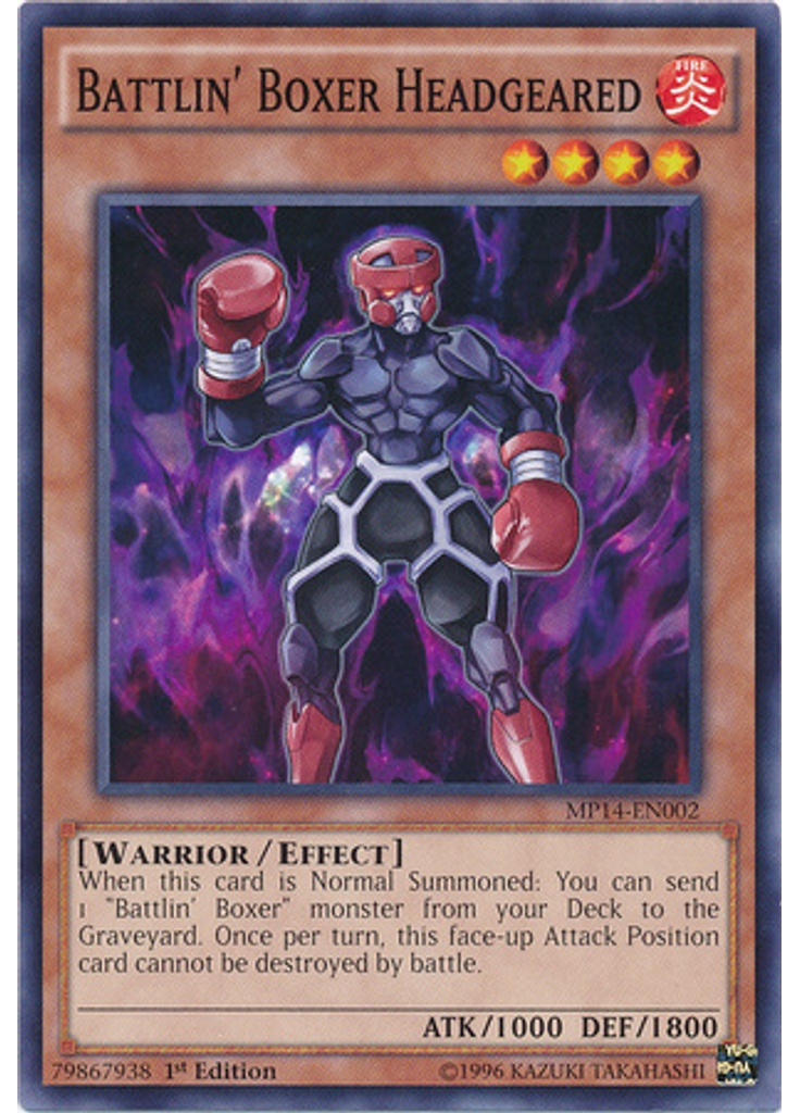 Battlin' Boxer Headgeared