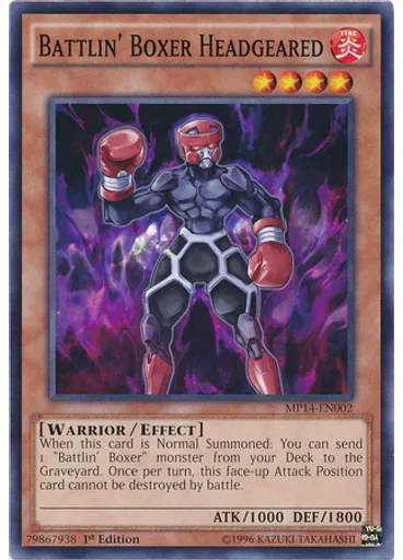 Battlin' Boxer Headgeared