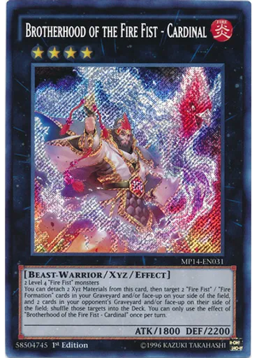 Brotherhood of the Fire Fist - Cardinal