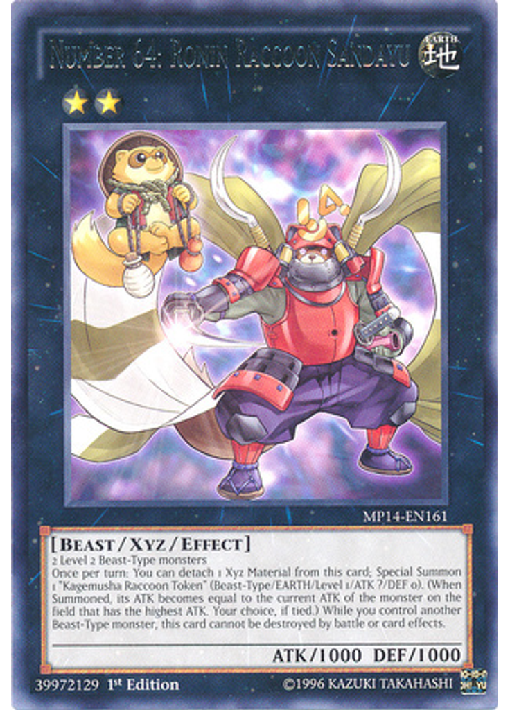 Number 64: Ronin Raccoon Sandayu