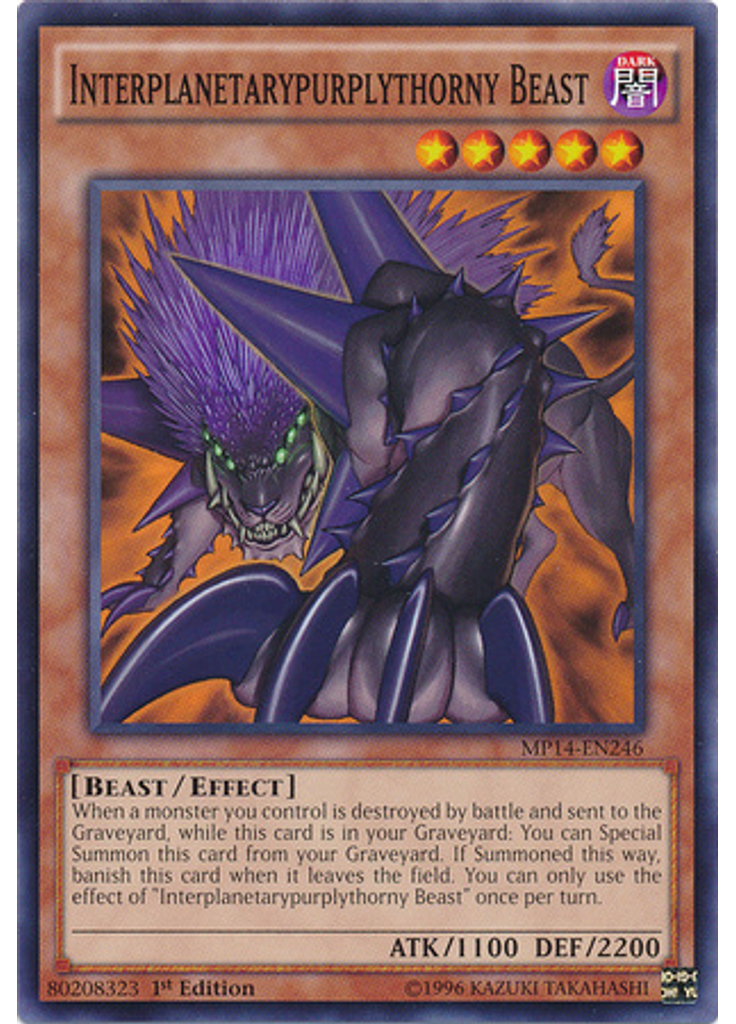 Interplanetarypurplythorny Beast