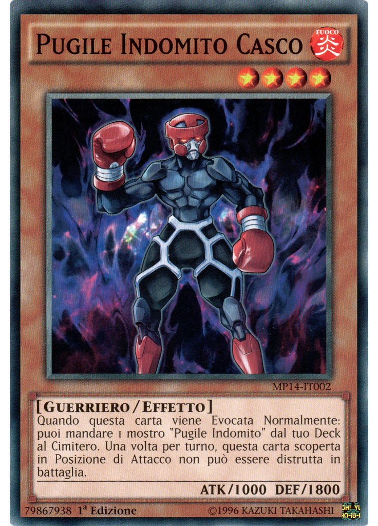 Pugile Indomito Casco