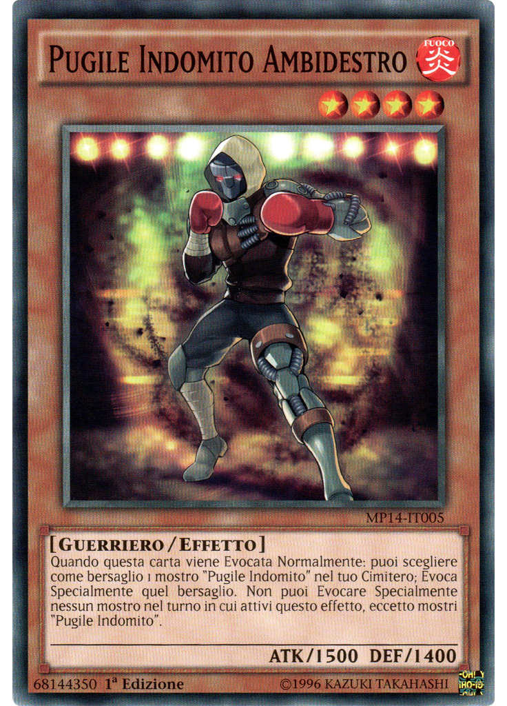Pugile Indomito Ambidestro