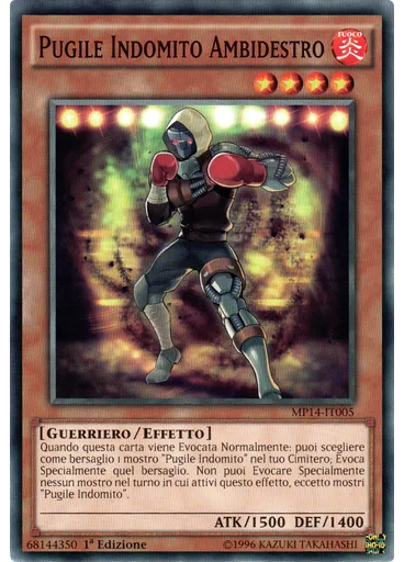 Pugile Indomito Ambidestro