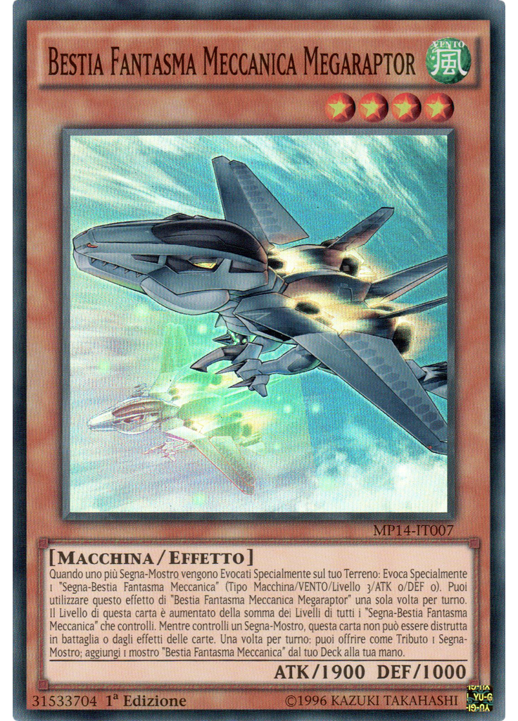 Bestia Fantasma Meccanica Megaraptor