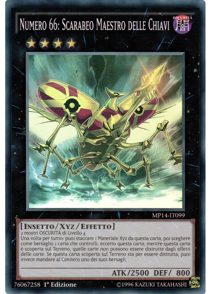 Numero 66: Scarabeo Maestro delle Chiavi