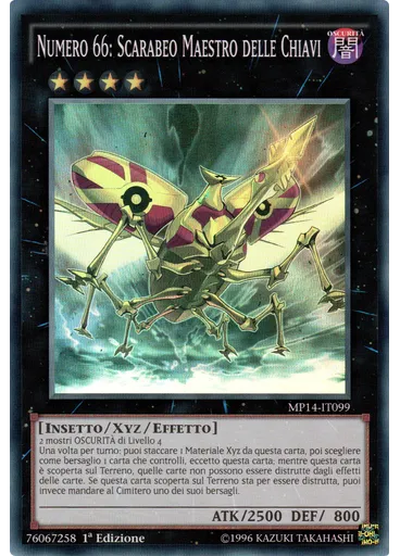 Numero 66: Scarabeo Maestro delle Chiavi