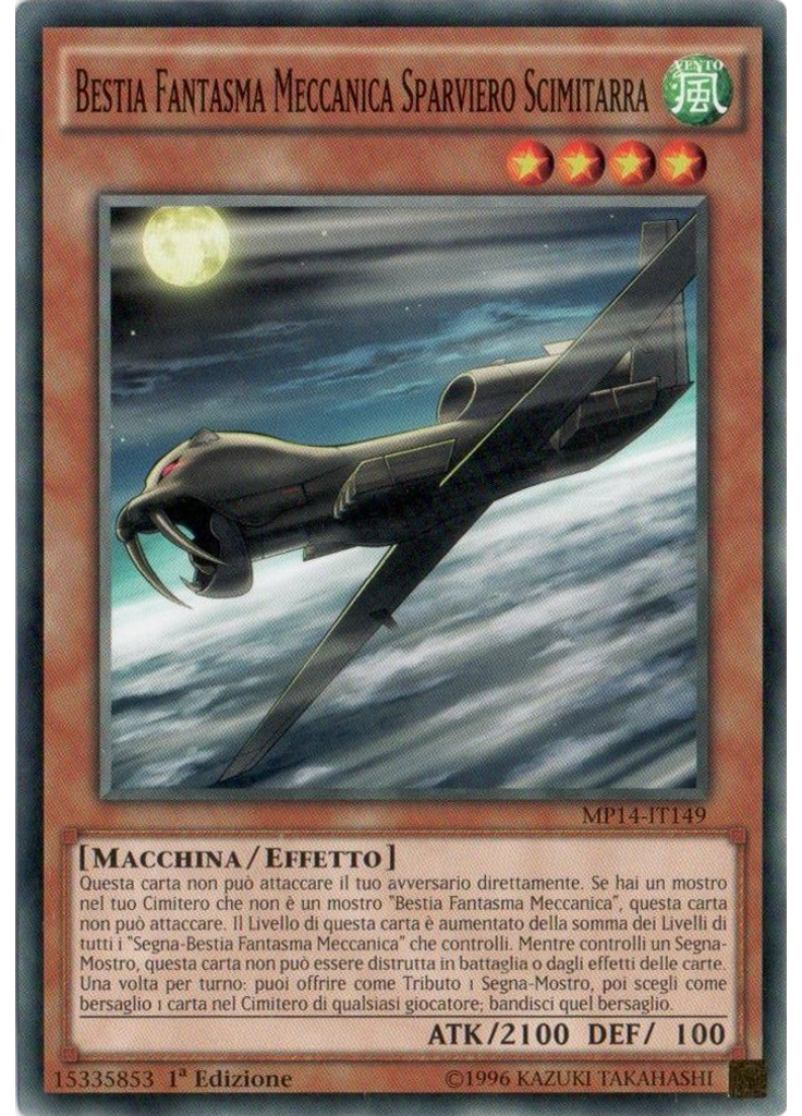 Bestia Fantasma Meccanica Sparviero Scimitarra