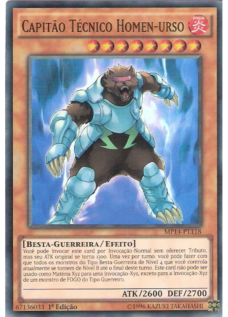 Capitão Técnico Homen-urso