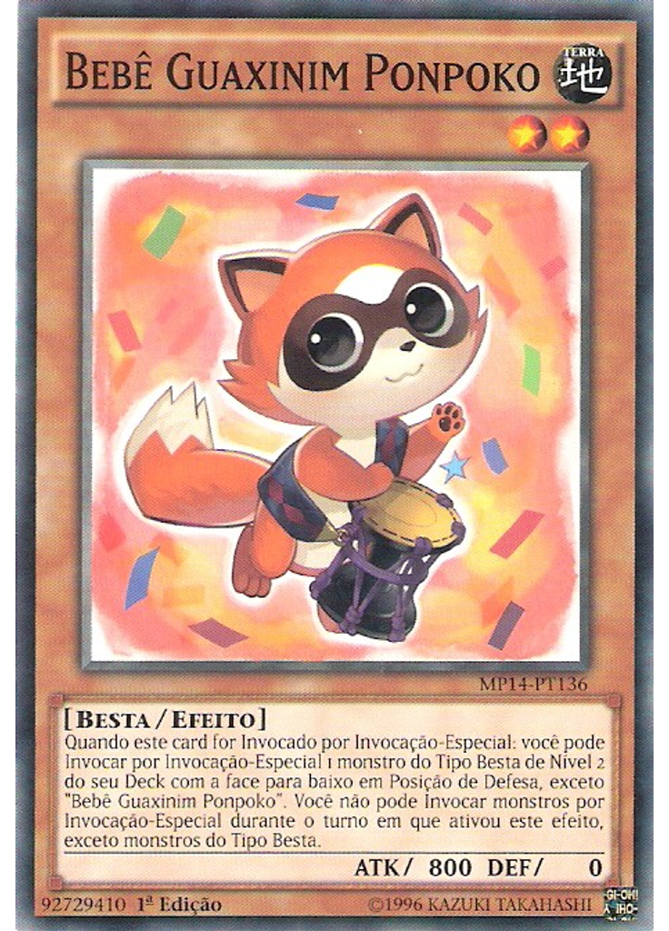 Bebê Guaxinim Ponpoko