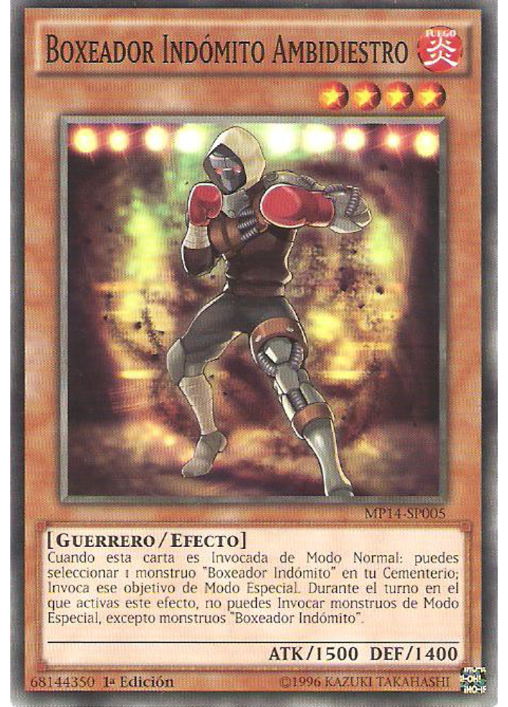 Boxeador Indómito Ambidiestro