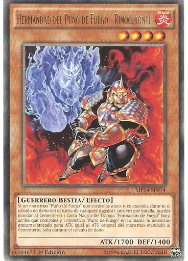 Hermandad del Puño de Fuego - Rinoceronte