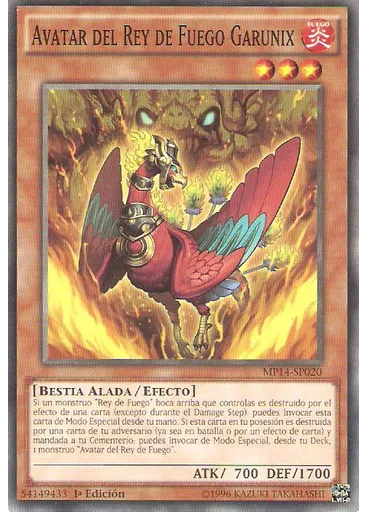 Avatar del Rey de Fuego Garunix