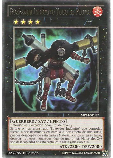 Boxeador Indómito Yugo de Plomo