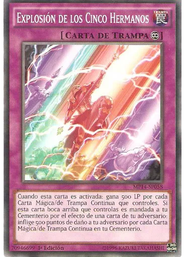 Explosión de los Cinco Hermanos