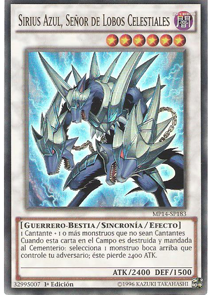 Sirius Azul, Señor de Lobos Celestiales