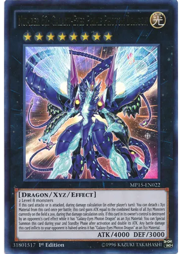 Number 62: Galaxy-Eyes Prime Photon Dragon