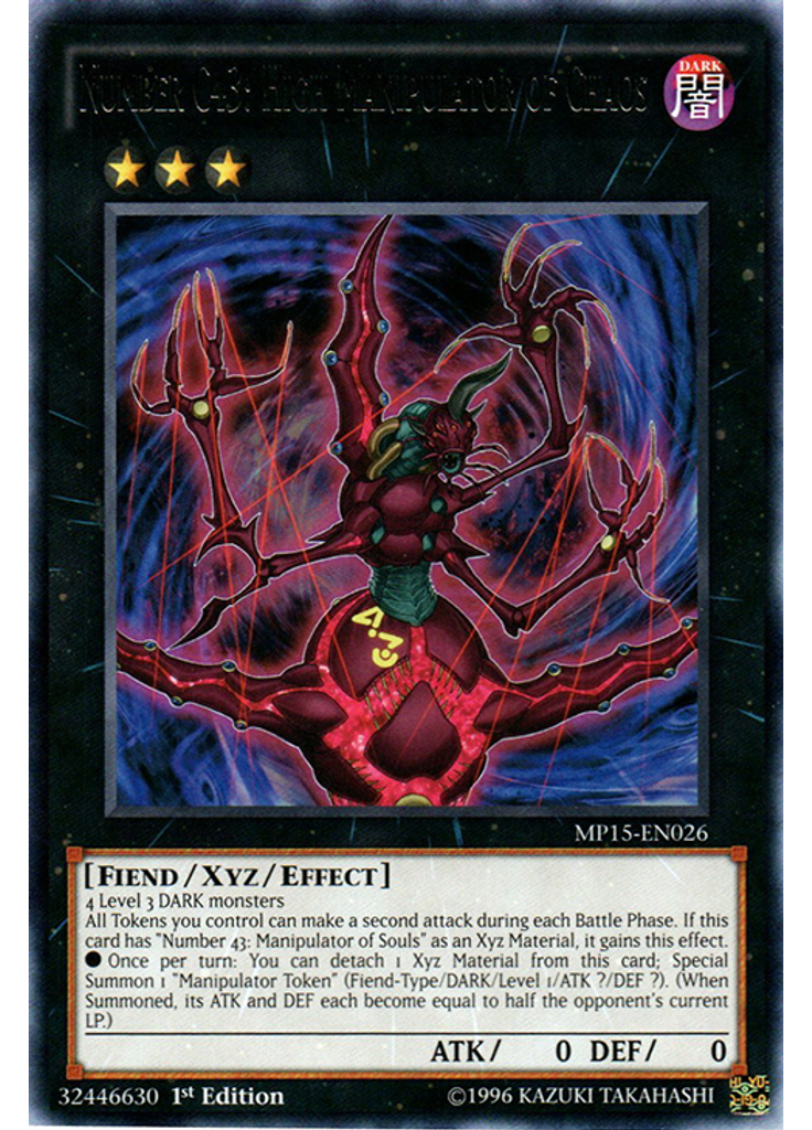Number C43: High Manipulator of Chaos