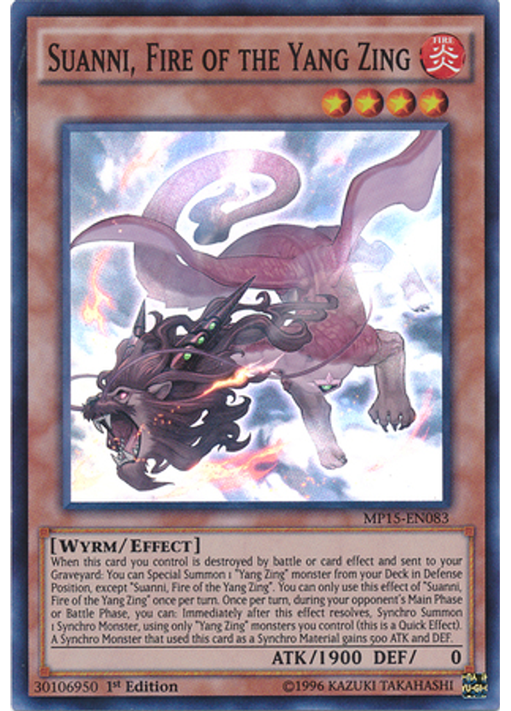 Suanni, Fire of the Yang Zing