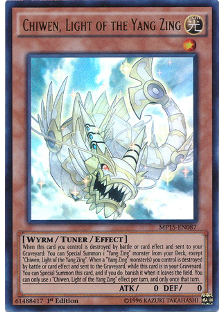 Chiwen, Light of the Yang Zing