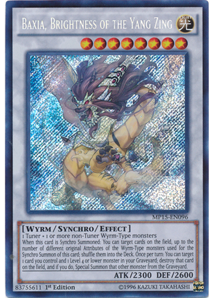 Baxia, Brightness of the Yang Zing