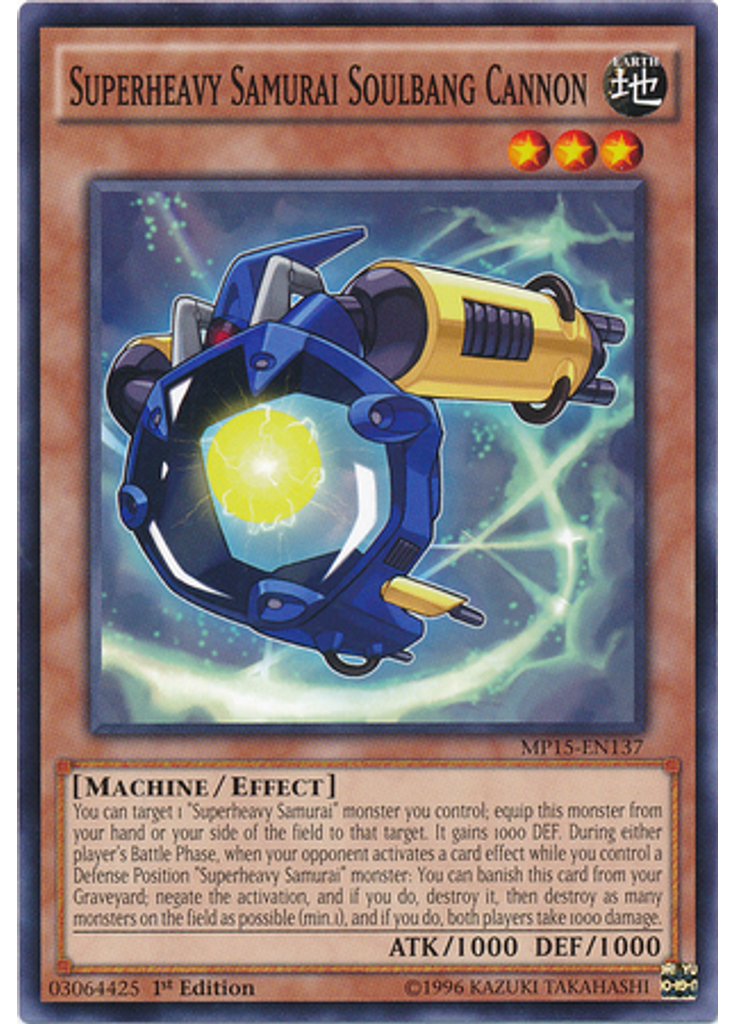 Superheavy Samurai Soulbang Cannon