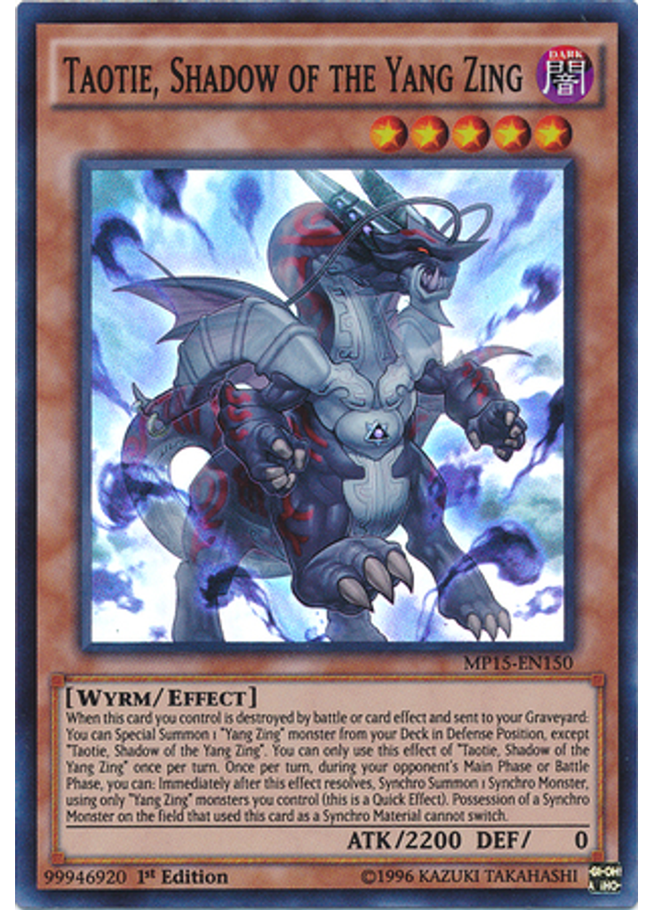 Taotie, Shadow of the Yang Zing