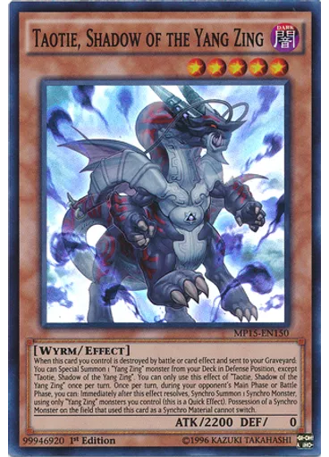 Taotie, Shadow of the Yang Zing