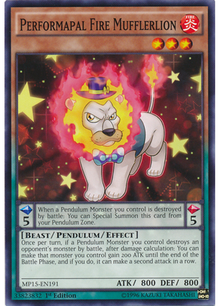 Performapal Fire Mufflerlion