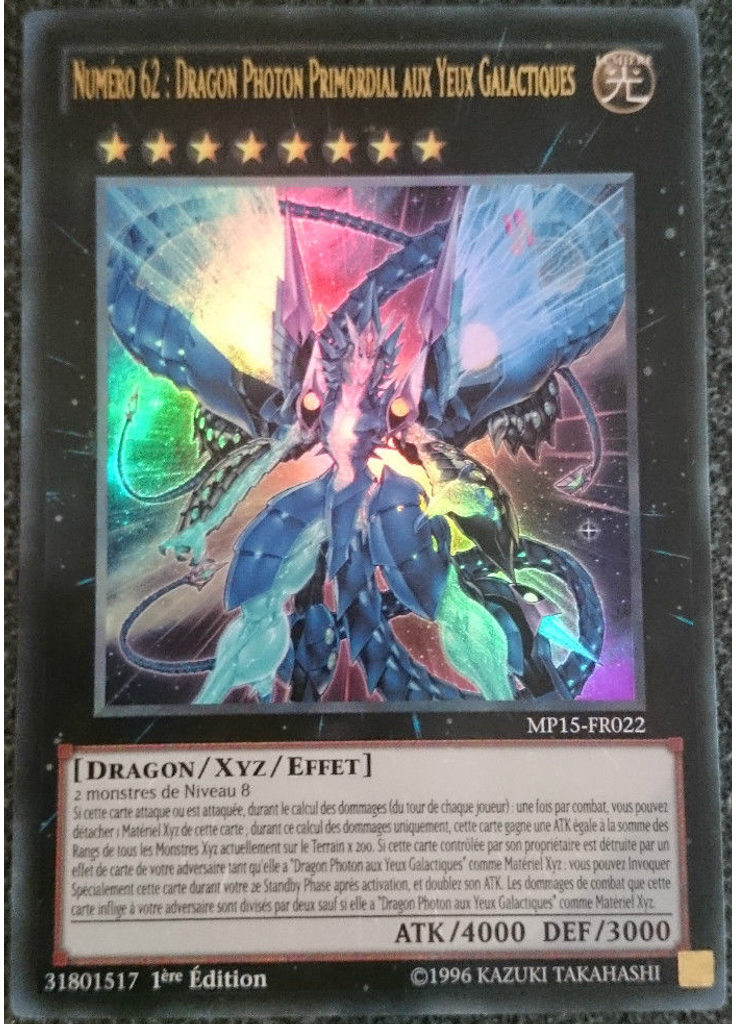 Numéro 62 : Dragon Photon Primordial aux Yeux Galactiques