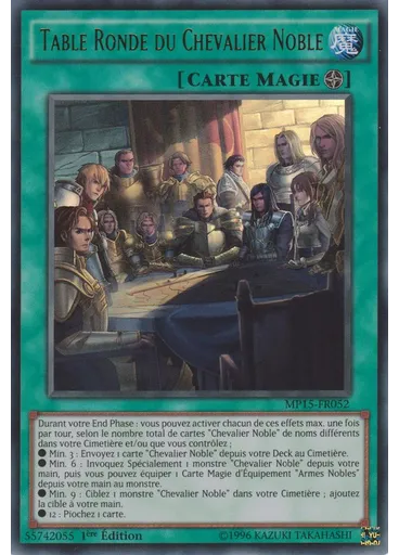 Table Ronde du Chevalier Noble