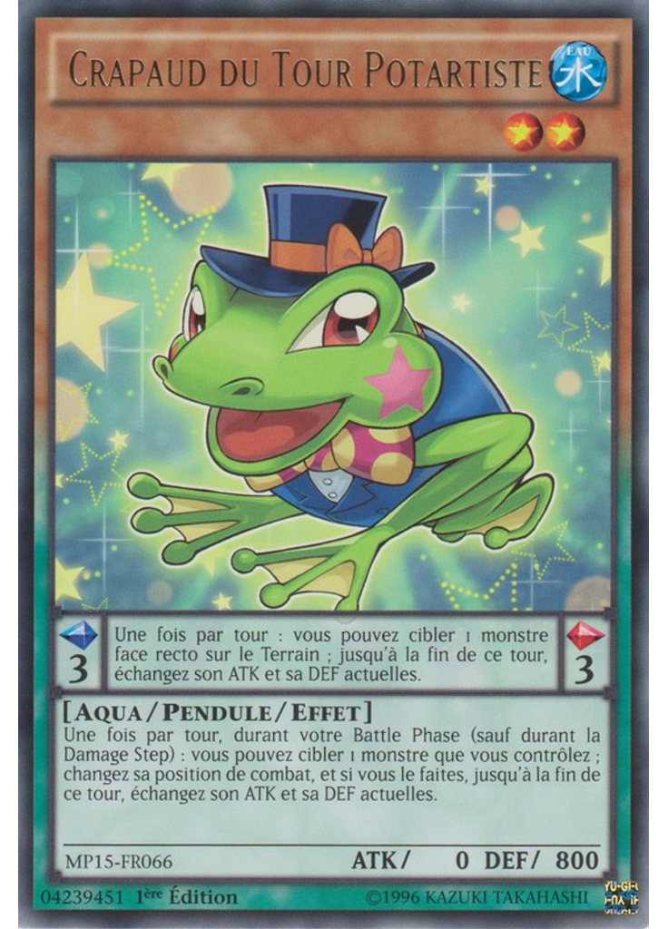 Crapaud du Tour Potartiste
