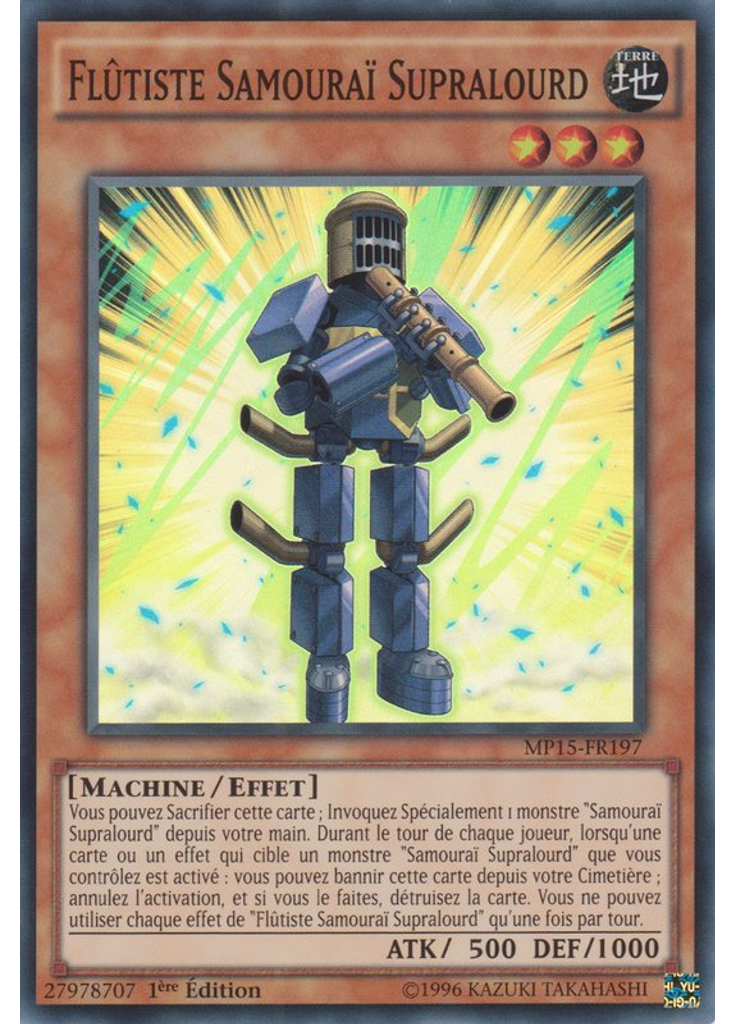 Flûtiste Samouraï Supralourd