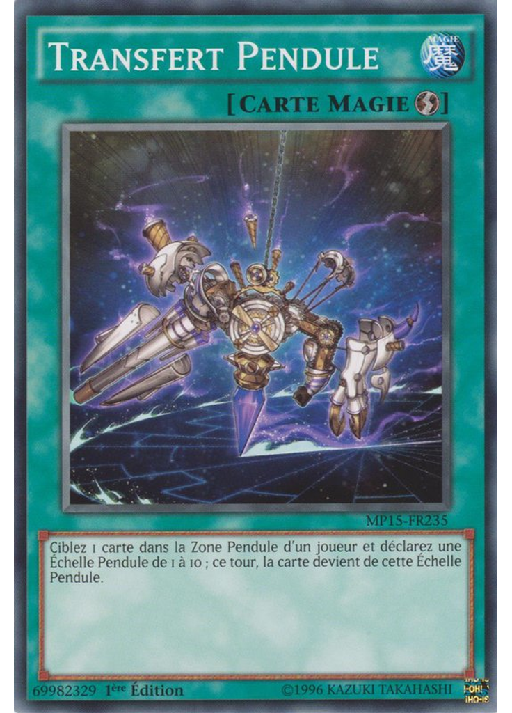Transfert Pendule
