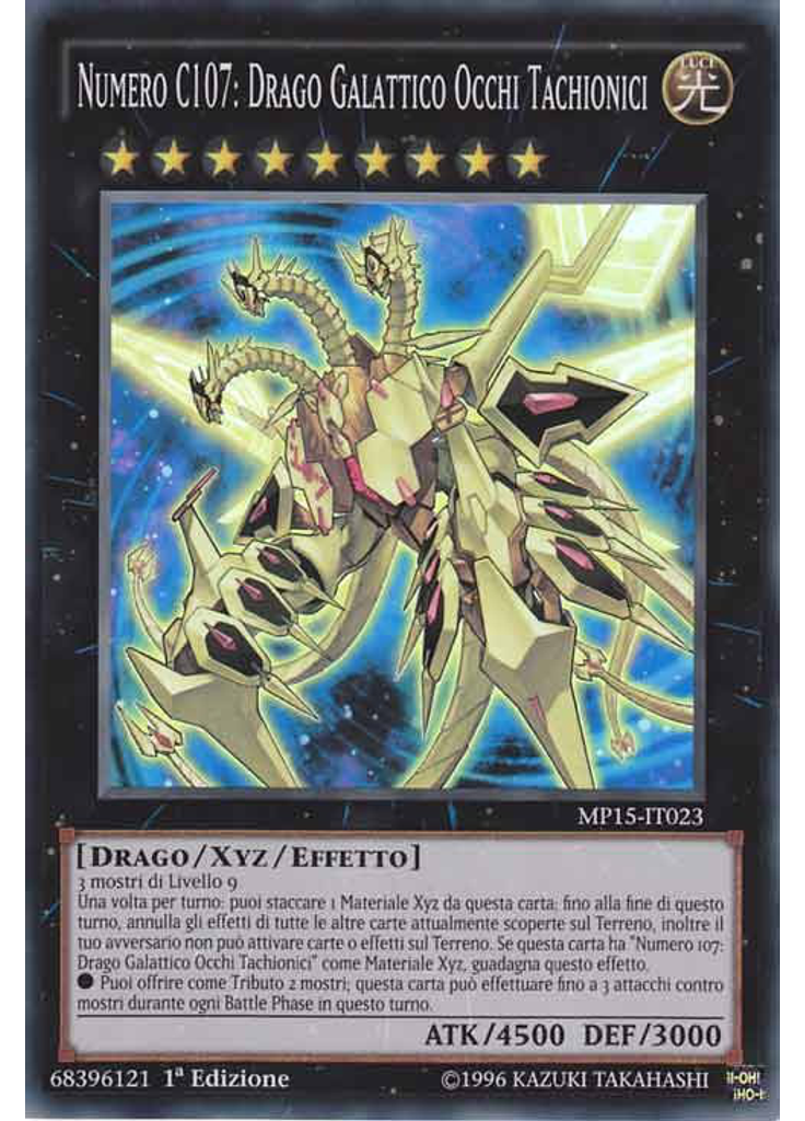 Numero C107: Neo Drago Tachionico Occhi Galattici
