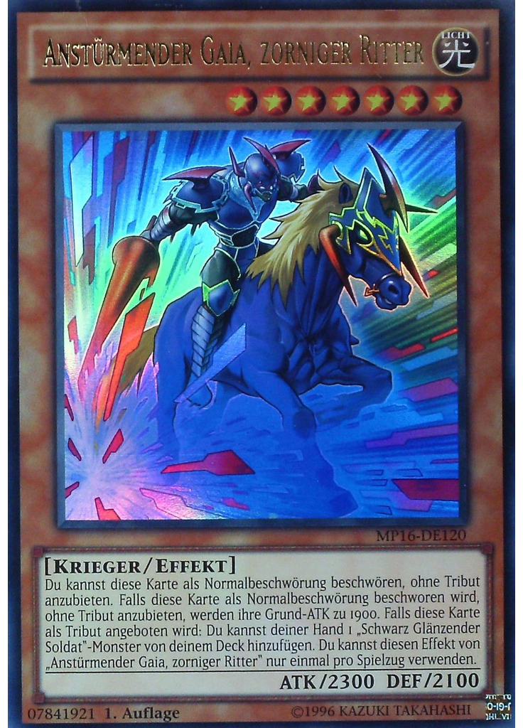 Anstürmender Gaia, zorniger Ritter