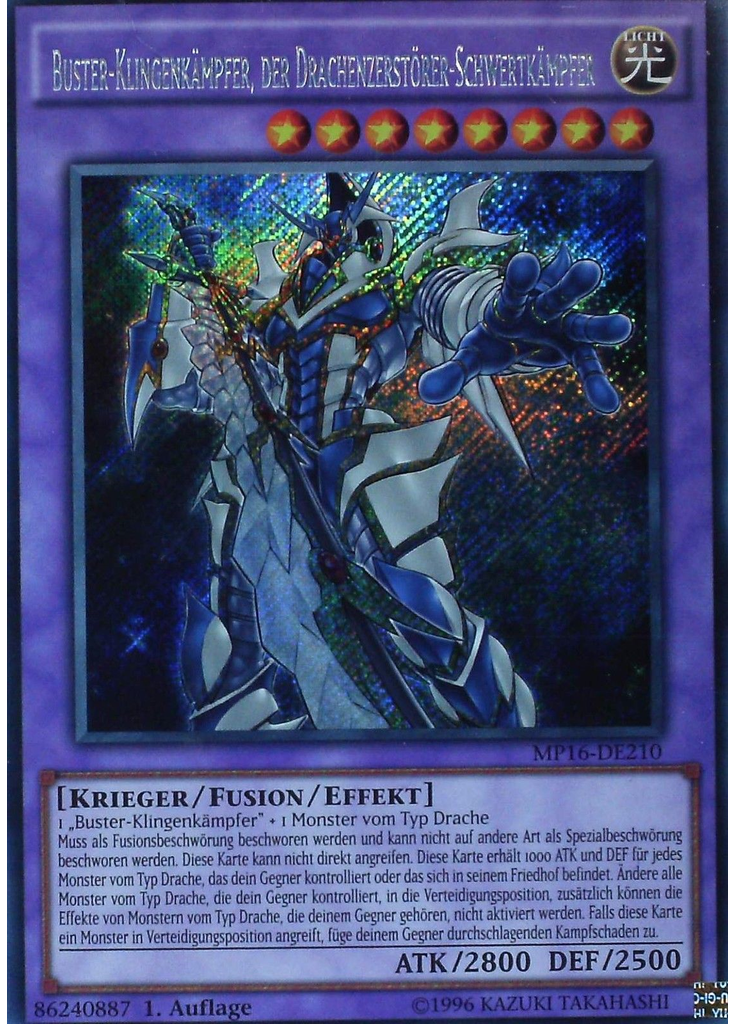Buster-Klingenkämpfer, der Drachenzerstörer-Schwertkämpfer