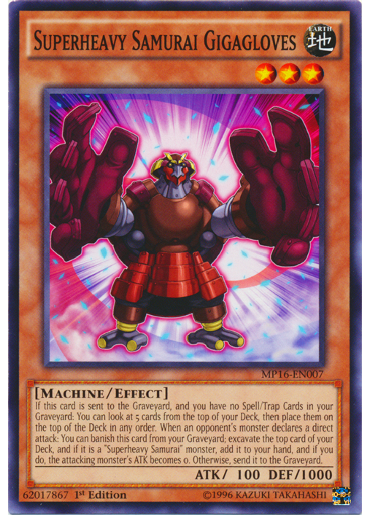 Superheavy Samurai Gigagloves