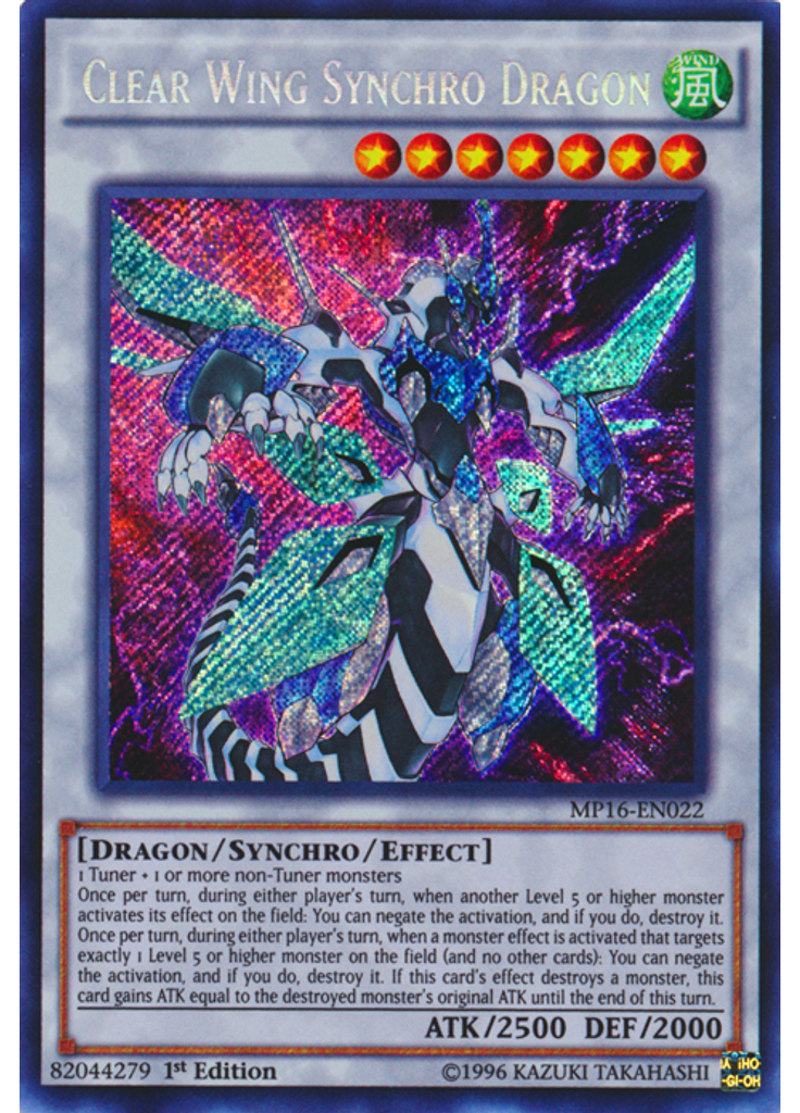 Clear Wing Synchro Dragon