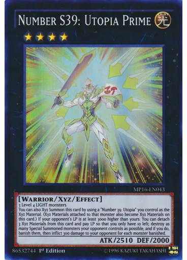 Number S39: Utopia Prime