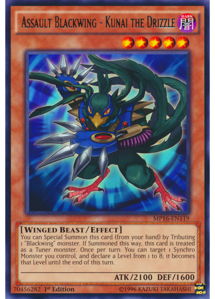 Assault Blackwing - Kunai the Drizzle